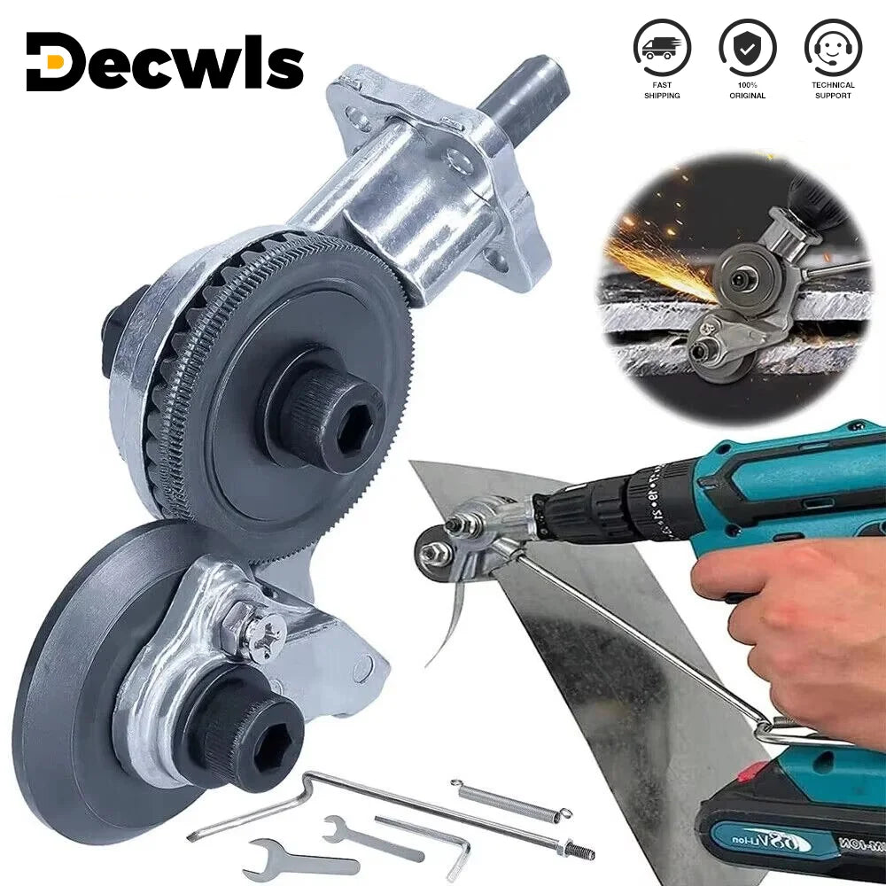 Electric Drill Metal Sheet Cutter Attachment - 1