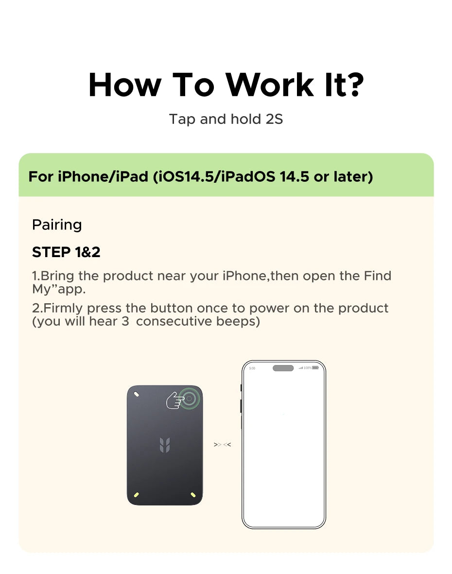 Smart Bluetooth Item Tracker for iOS and Android