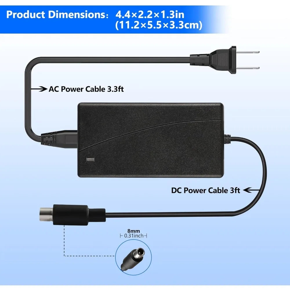 42V 2A Electric Scooter Battery Charger for Lithium-Ion