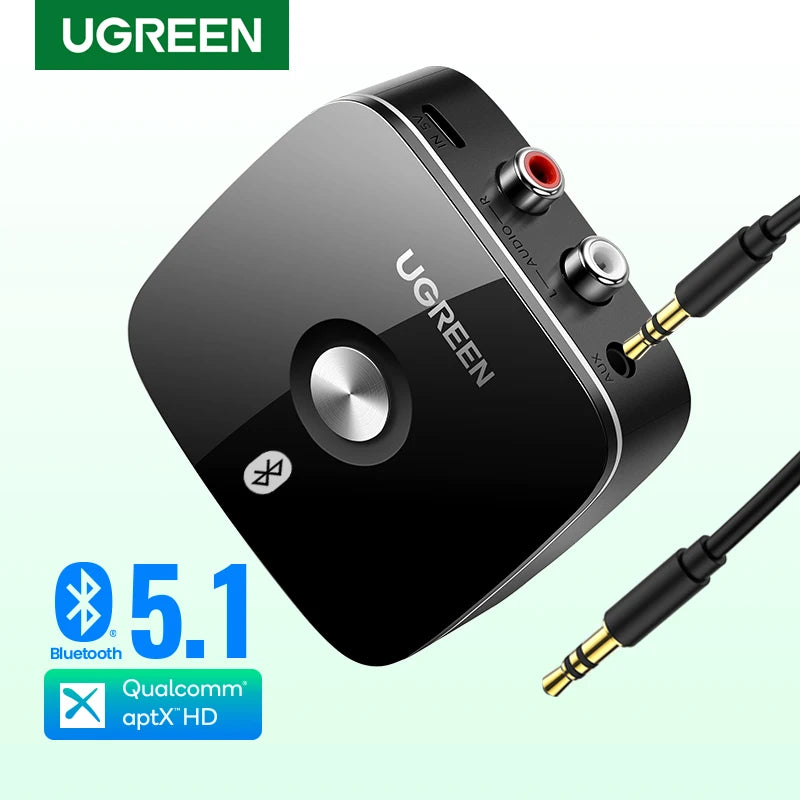 Bluetooth 5.1 aptX HD Audio Receiver for Wired Speakers