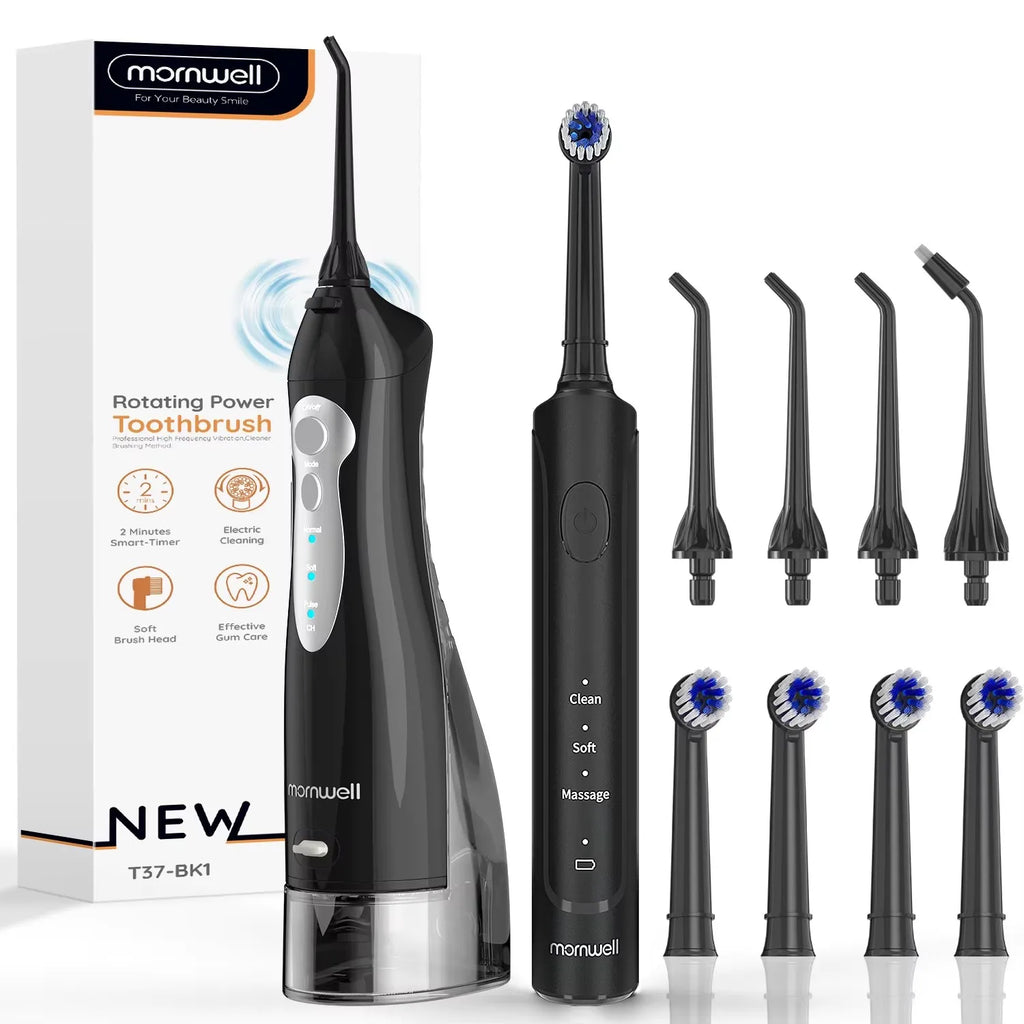 Electric Toothbrush and Water Flosser Combo Set