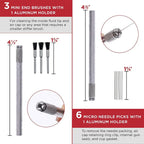 23-Piece Airbrush and Spray Gun Cleaning Tool Kit