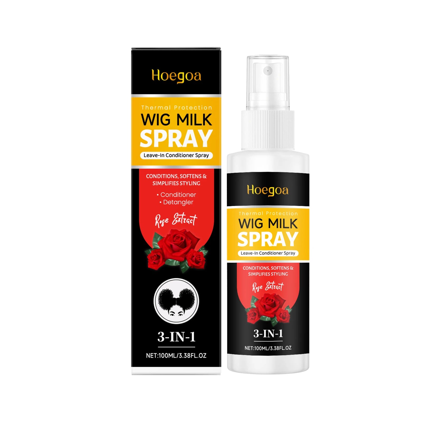 3-in-1 Leave-In Wig Conditioning and Detangling Spray - 7