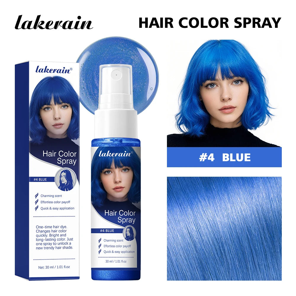 Temporary Washable Hair Color Spray for Parties and Styling - 22