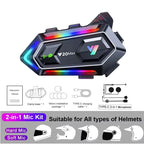 Bluetooth 5.3 Motorcycle Helmet Intercom Headset