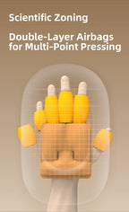 Cordless Hand and Finger Massager with Kneading and Air Compression