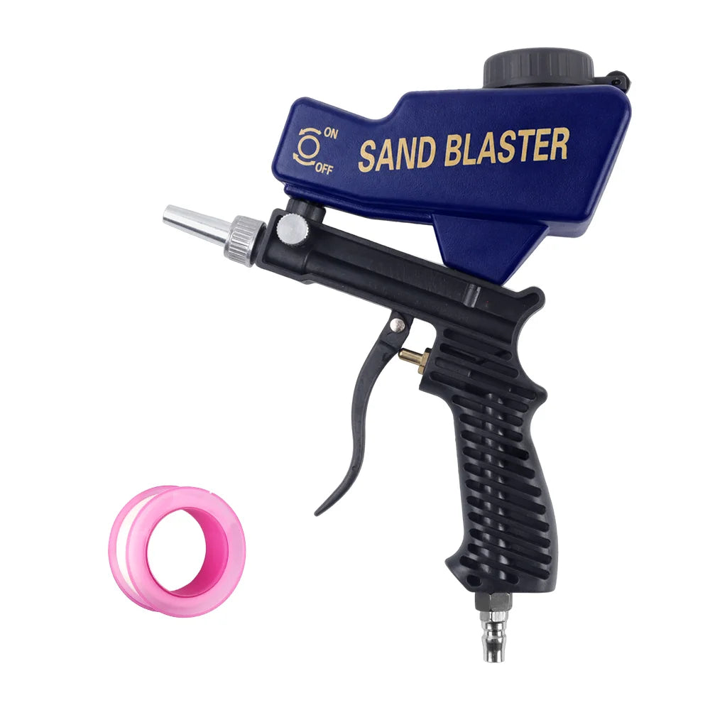 Portable Pneumatic Gravity Sandblasting Gun for Rust Removal