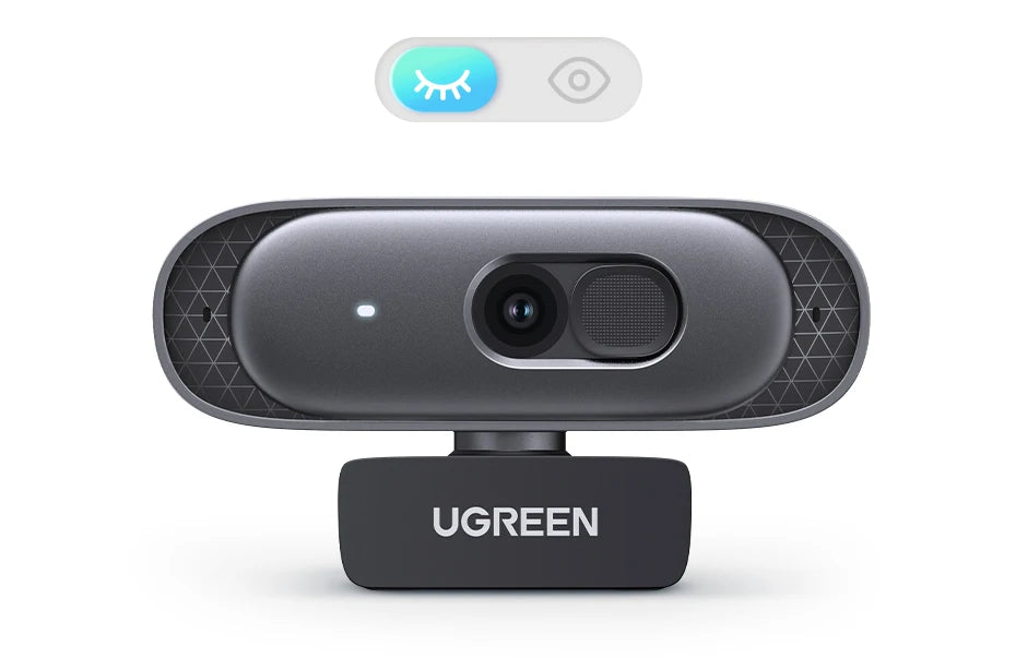 2K HD USB Webcam with Dual Microphones for Streaming and Video Calls