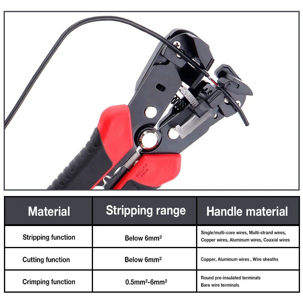 3-in-1 Automatic Wire Stripper and Crimping Tool