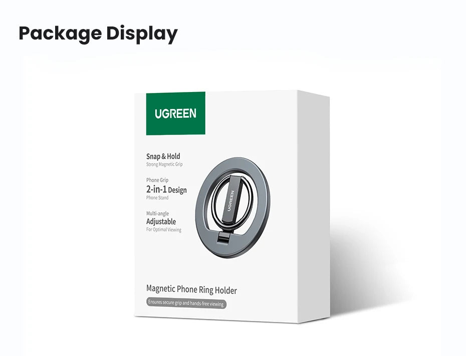 Magnetic Phone Ring Holder and Kickstand for Magsafe Devices - 18