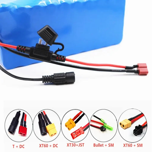 36V 10S4P Rechargeable Lithium-Ion Battery Pack for E-bikes