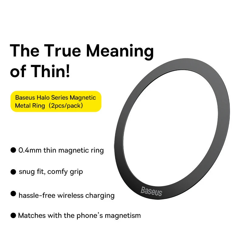Magnetic Wireless Charging Phone Ring Adapter - 6