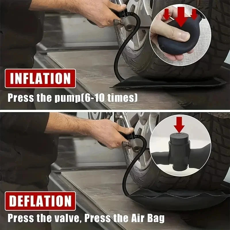 Inflatable Air Pump Wedge Alignment Tool for Doors and Windows