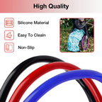Non-Slip Silicone Wheelchair Hand Rim Covers for 24-Inch Wheels
