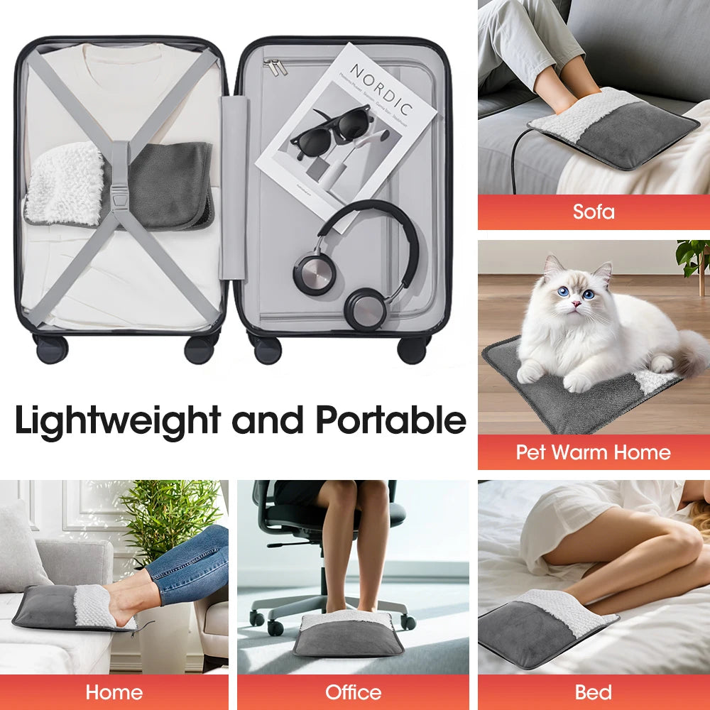 USB Heated Foot and Body Warmer Mat