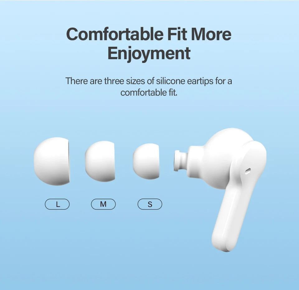 Bluetooth 5.1 Wireless Earbuds with 40H Playtime and ENC Mic