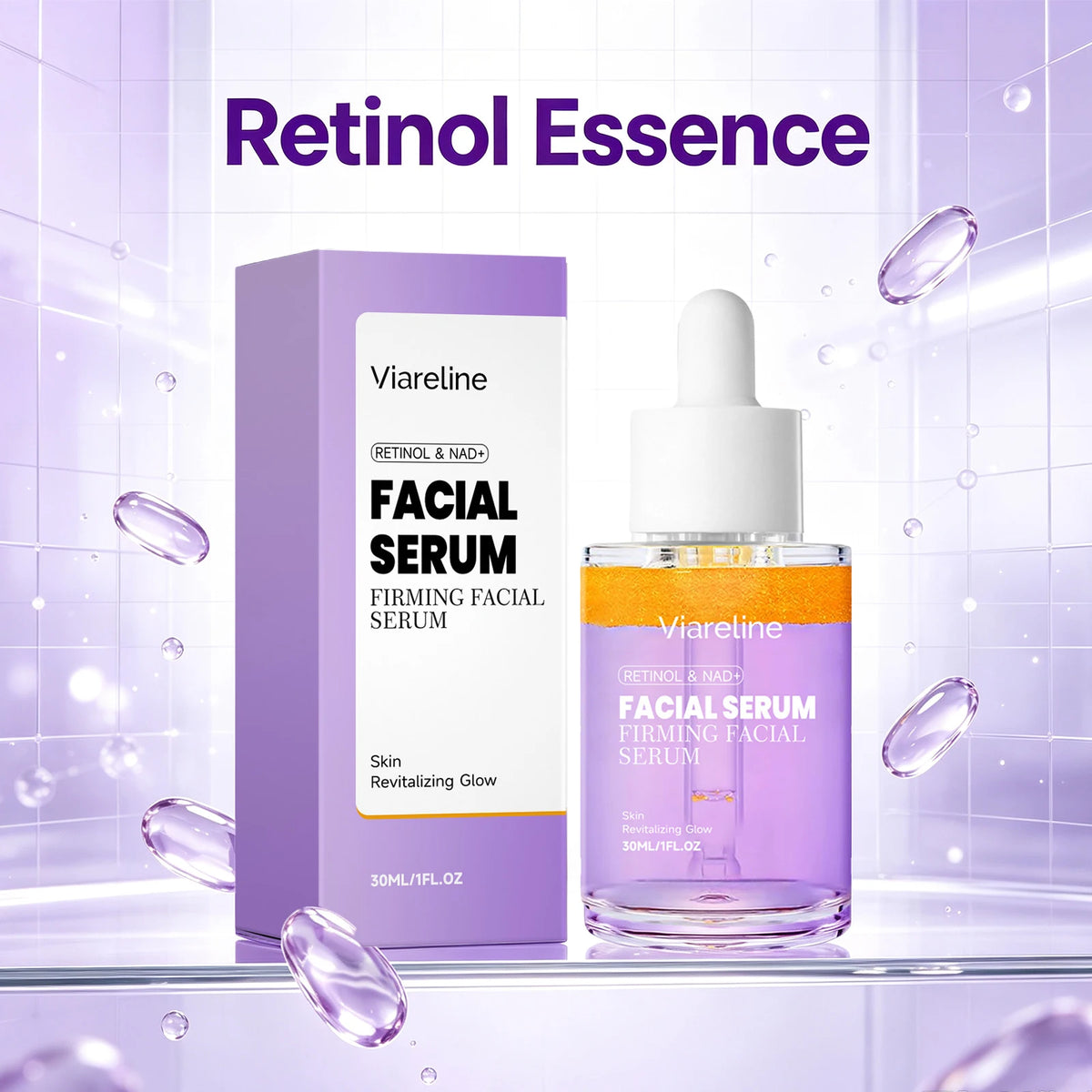 Retinol Anti-Aging Facial Serum for Firming and Brightening