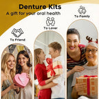Soft Silicone Full Denture Set for Men and Women