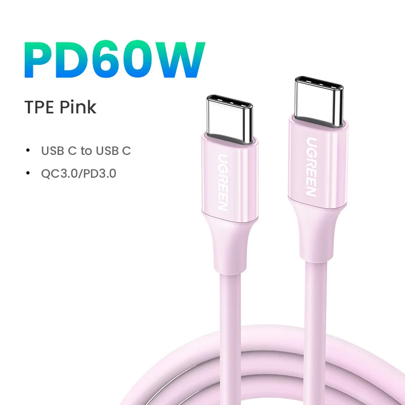 100W USB-C to USB-C Fast Charging and Data Sync Cable