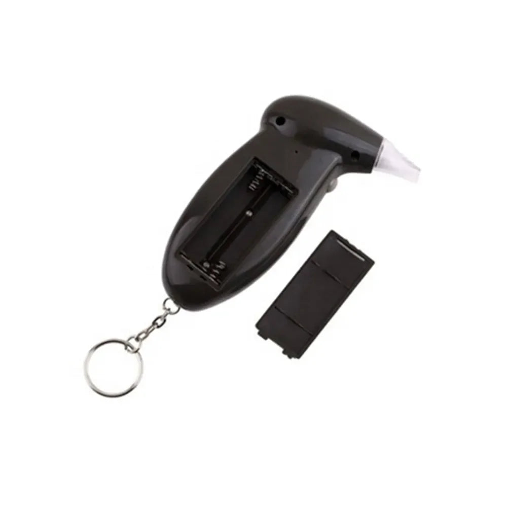 Digital Alcohol Breath Tester with LCD Display and 5 Mouthpieces