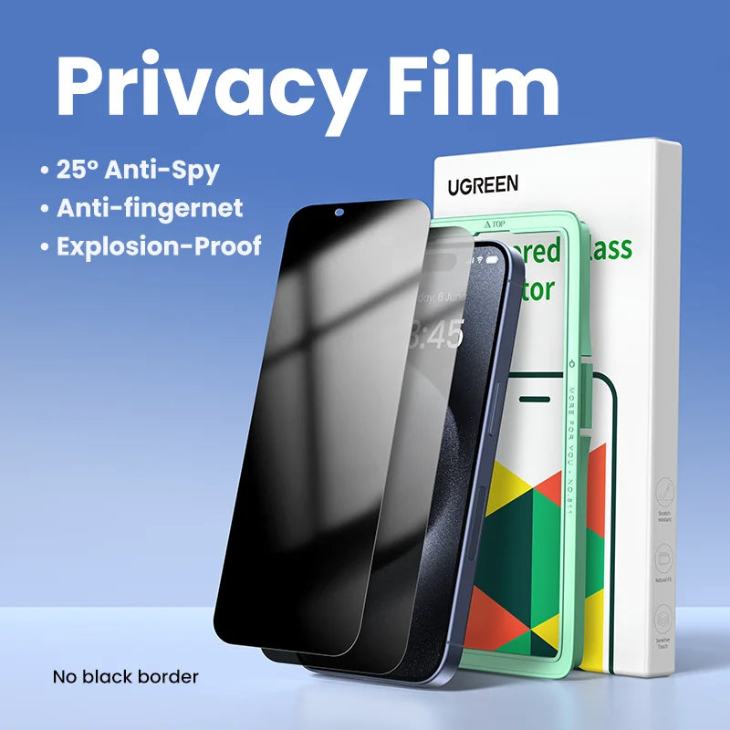 Anti-Spy Privacy Tempered Glass Screen Protector for iPhone - 26