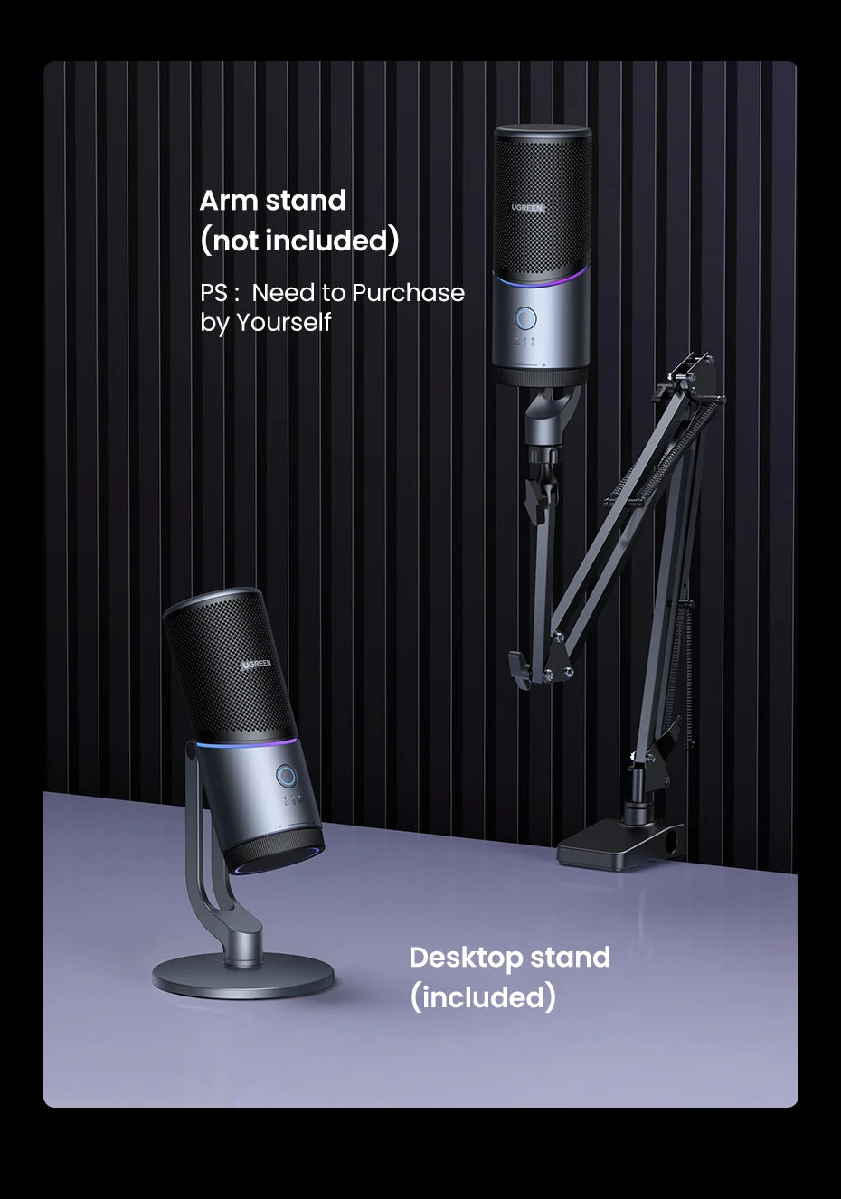 USB Condenser Microphone for Gaming Streaming and Recording - 18