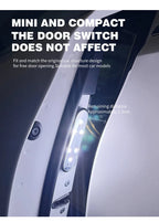 Magnetic LED Car Door Welcome Light with USB Charging and Auto Sensor