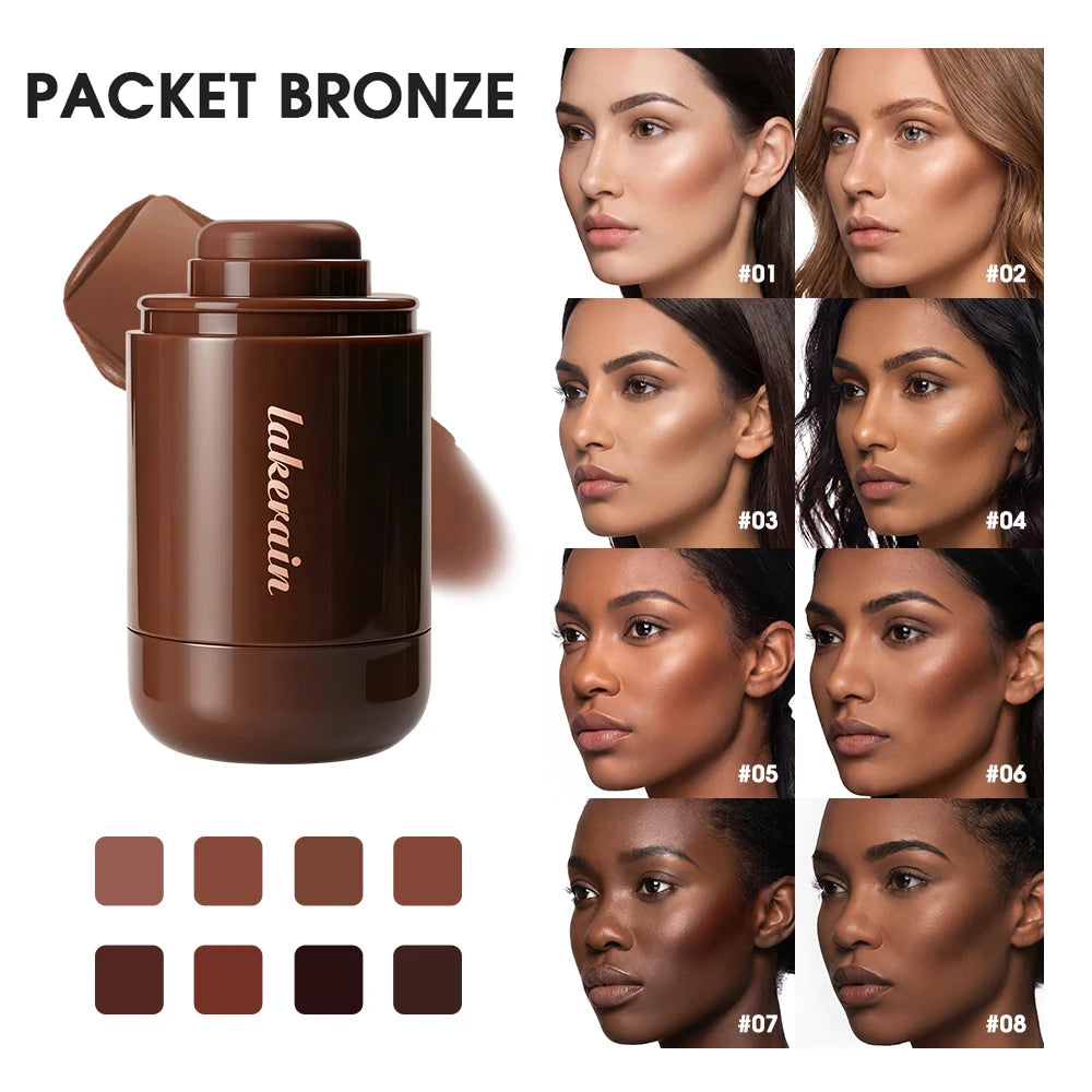 Cream Bronzer and Contour Stick for Sculpted Face