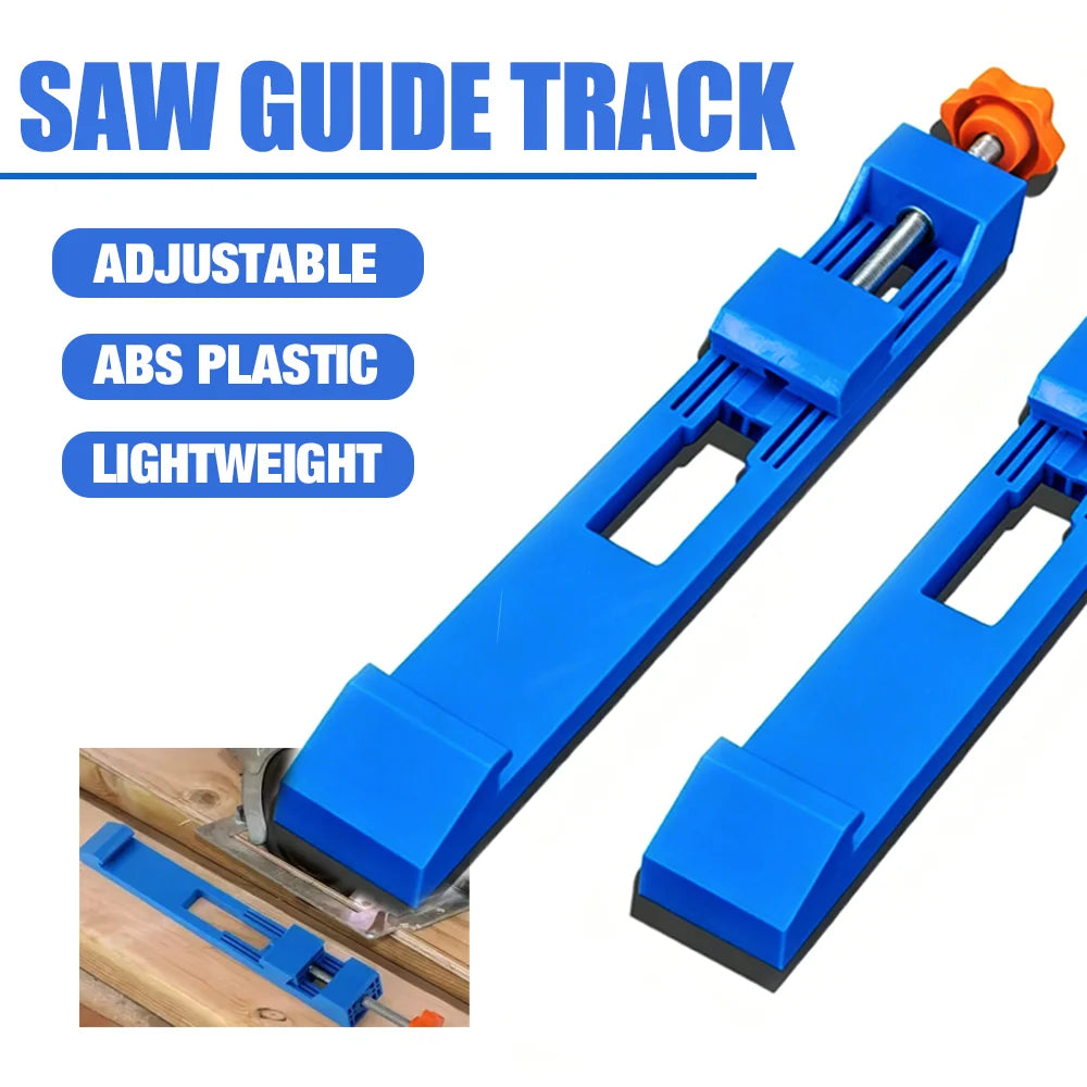 Adjustable Circular Saw Guide Track for Straight Wood Cutting