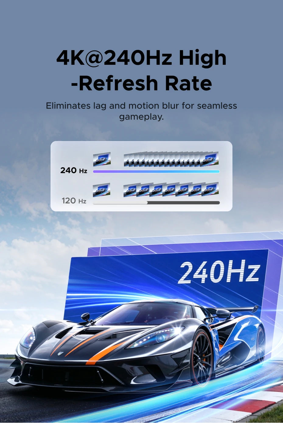 8K 60Hz HDMI 2.1 Switcher 3-in-1 Out with Remote Control