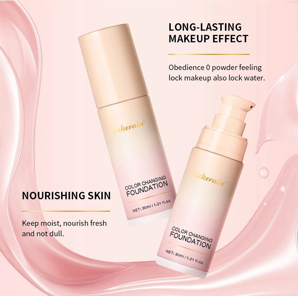 Color-Changing Liquid Foundation for Flawless Skin Tone
