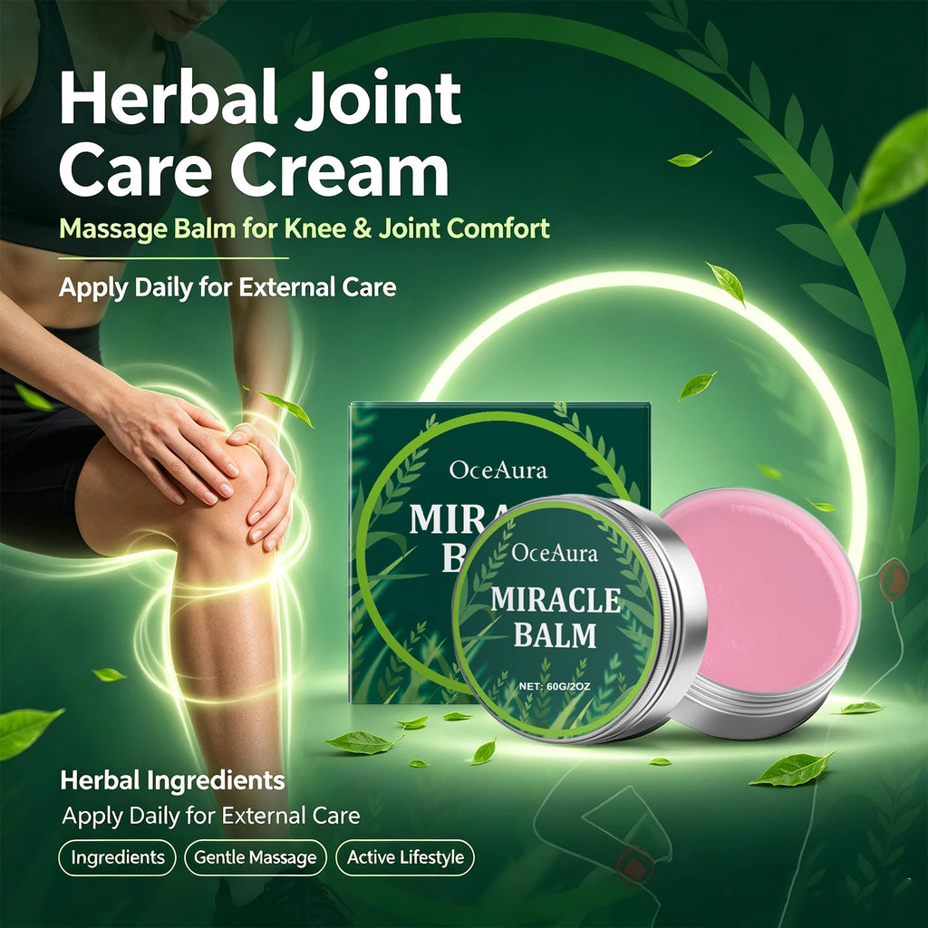 Herbal Massage Balm for Joint and Muscle Soreness