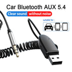 Bluetooth 5.4 AUX Audio Receiver for Car Stereo and Home Speakers