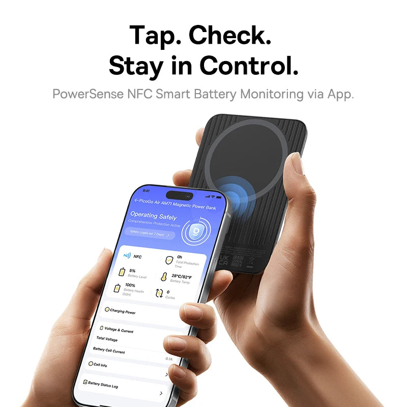 5000mAh Ultra-Slim Magnetic Wireless Power Bank for Smartphones