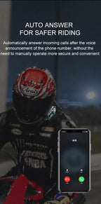 Y12 Pro Bluetooth 5.4 Motorcycle Helmet Intercom Headset 500M