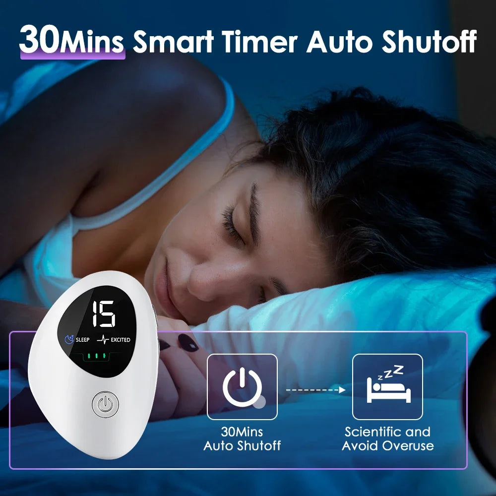 Microcurrent Handheld Sleep Aid Device for Stress and Anxiety