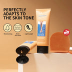 Waterproof Leg Makeup Foundation with Application Glove