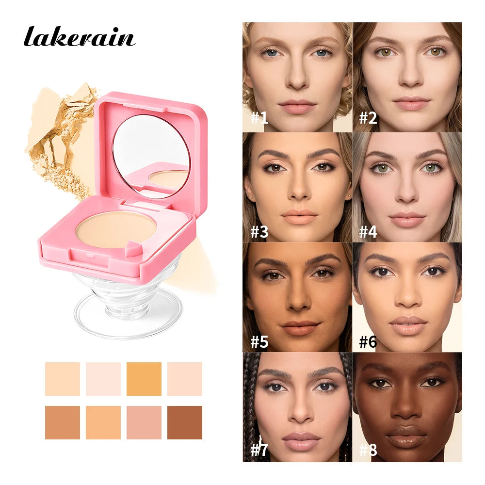 Matte Pressed Setting Powder with Mirror and Phone Grip