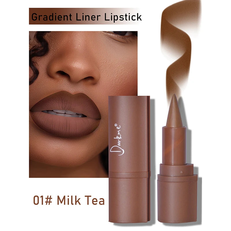 Matte Velvet Lip Liner Crayon for Long-Lasting Defined Lips