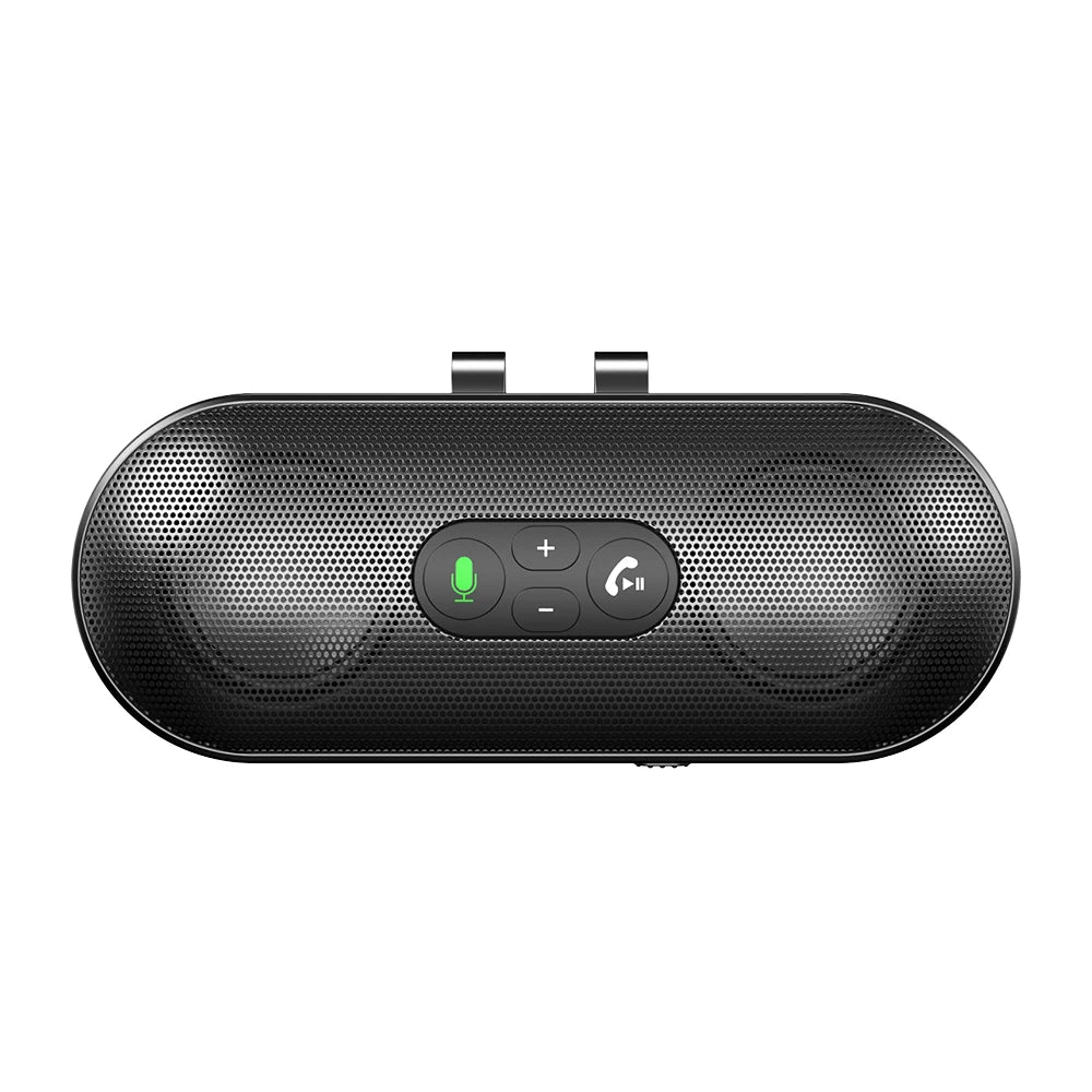 Bluetooth 5.4 Handsfree Car Kit Dual 3W Speakerphone Sun Visor Mount