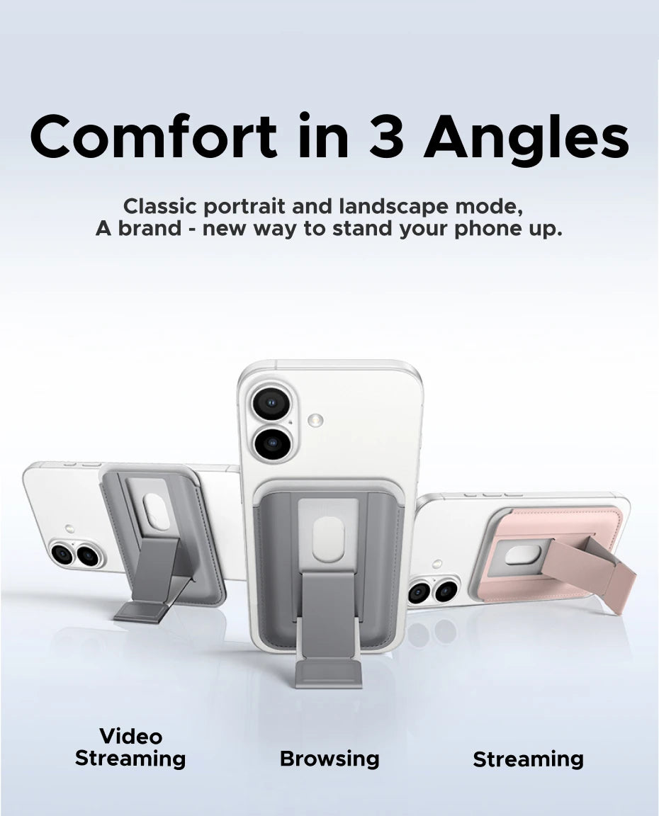 Magnetic Phone Wallet and Foldable Stand for MagSafe - 10