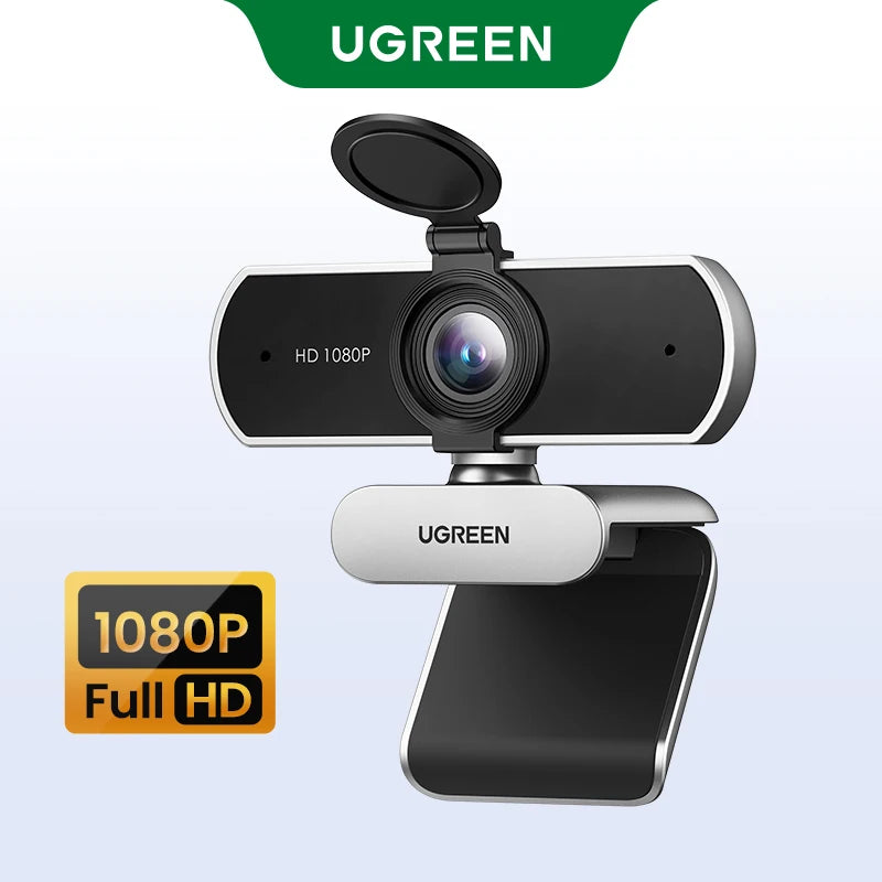 4K UHD Autofocus Webcam with Dual Noise-Cancelling Microphones