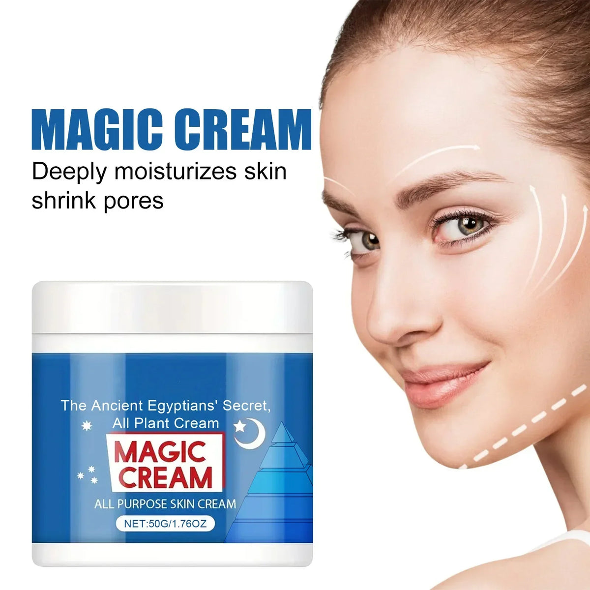 Anti-Wrinkle Moisturizing Face Cream for Firming and Lifting