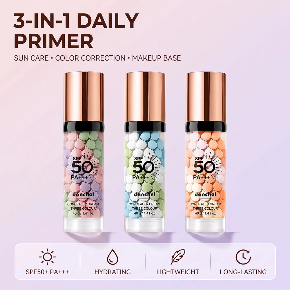 3-Color Correcting Makeup Primer with SPF 50