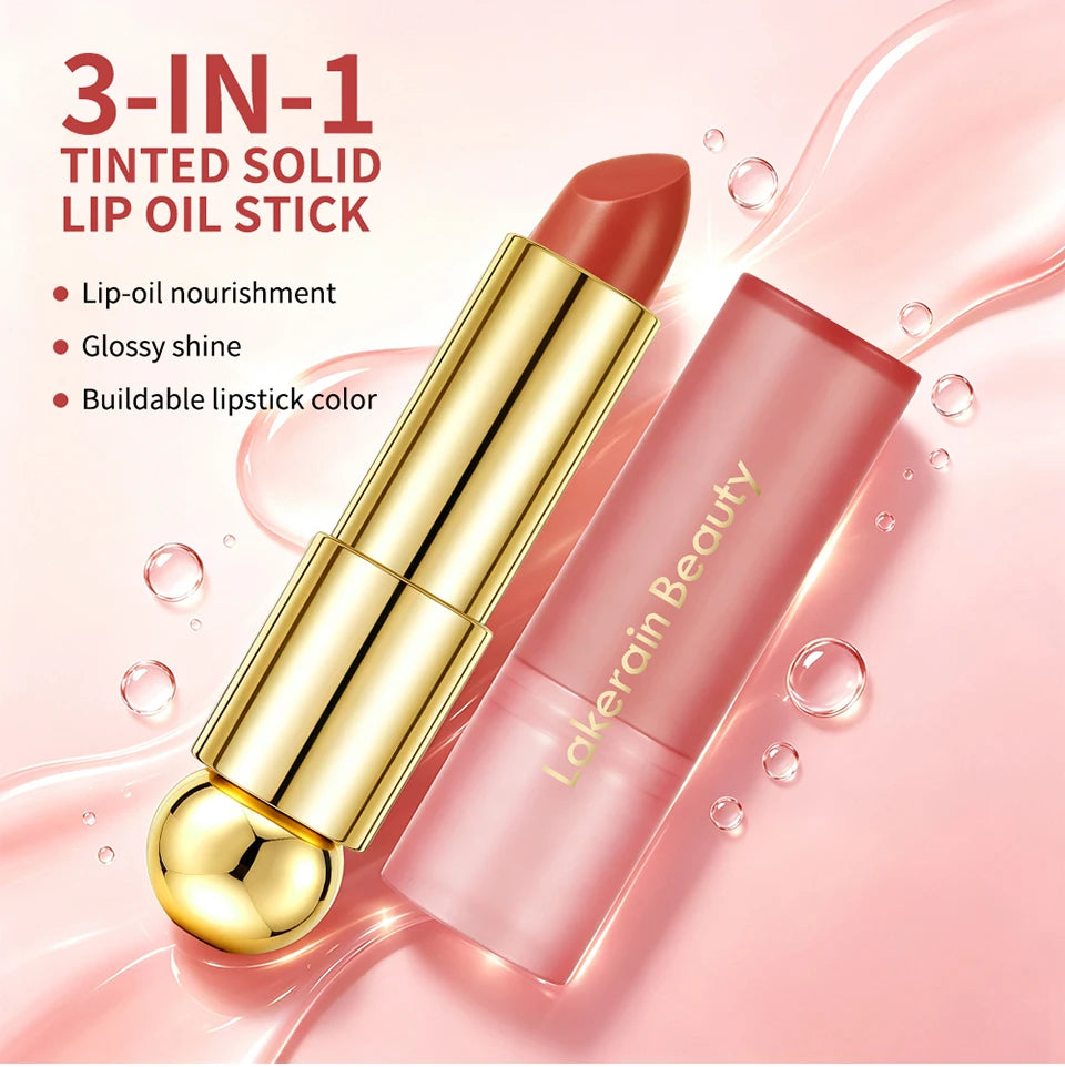 3-in-1 Tinted Moisturizing Lip Oil Stick