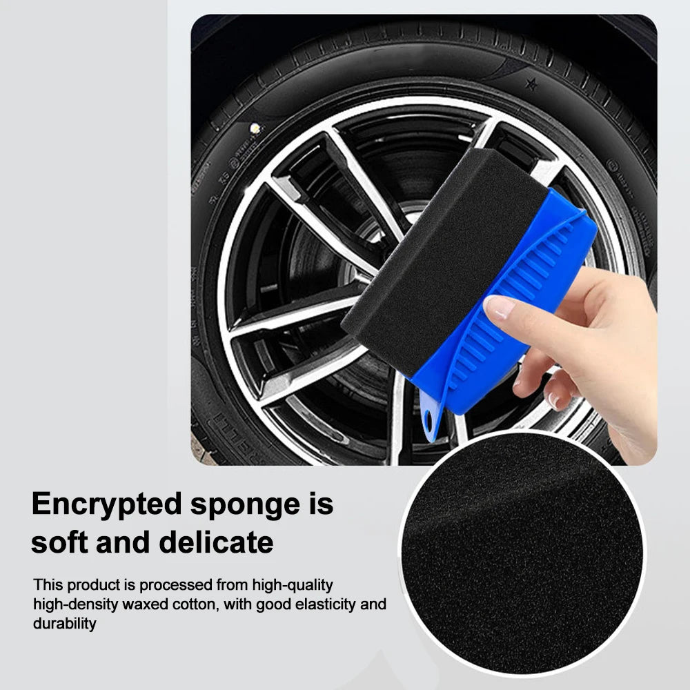 Ergonomic Car Tire Shine Applicator with Protective Case - 8