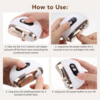 Electric Automatic Nail Clipper and Trimmer with LED Display
