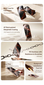 Bezel-Less Tempered Glass Screen Protector for iPhone