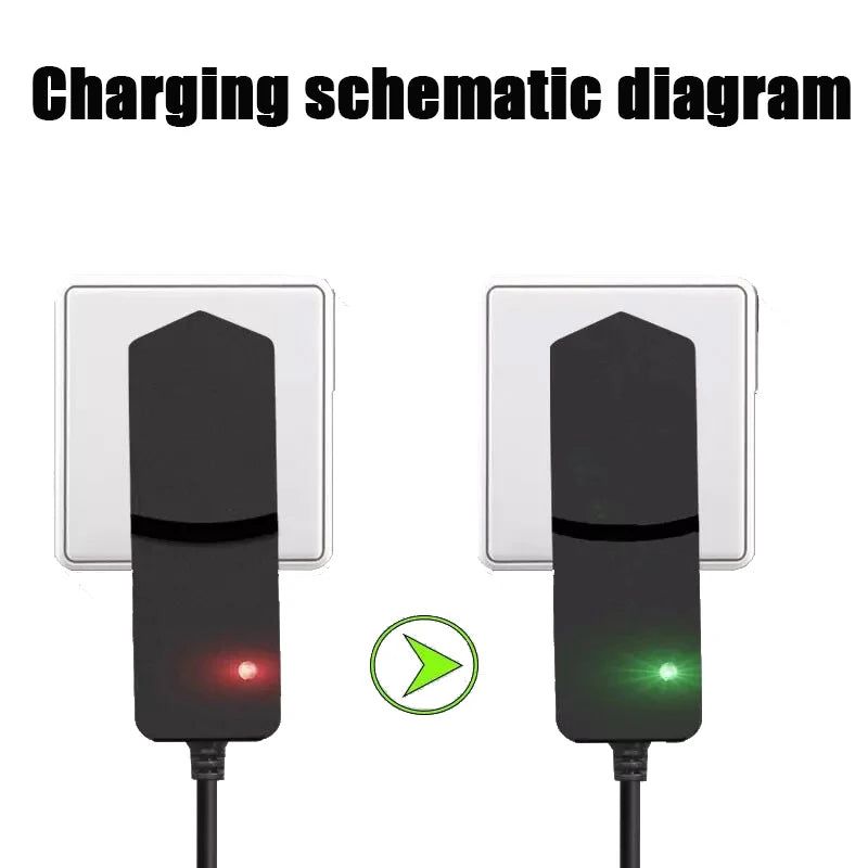 12.6V 1A Lithium Battery Charger for 18650 Battery Packs - 6
