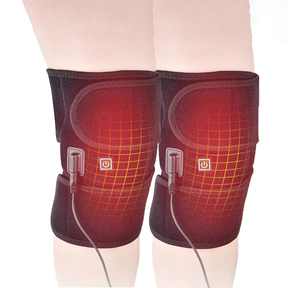 Electric Heated Knee Support Brace for Joint Relief